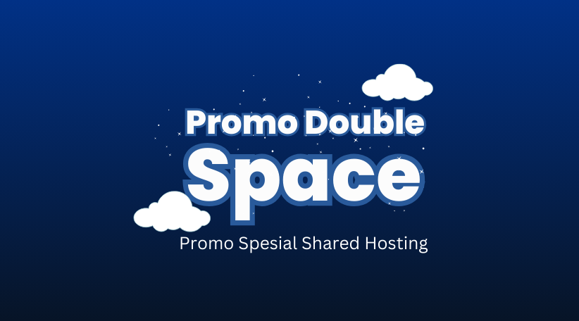 promo hosting gratis domain dan double space